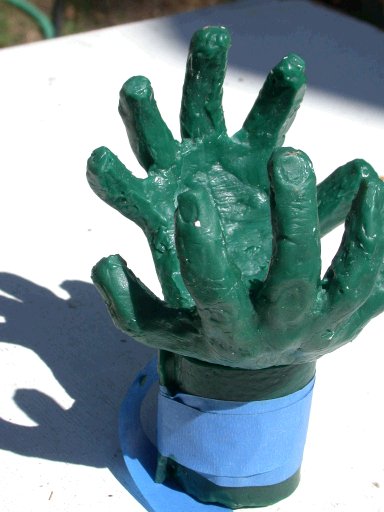 Goblet wax - 2 hands in cuff 