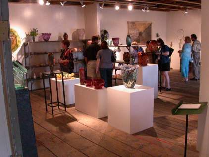 Jim Bowman's gallery during open house